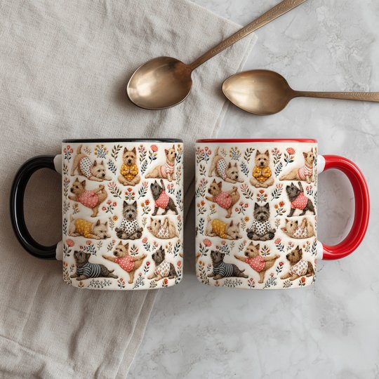 Cairn Terrier Accent Edge-to-Edge Mug CM26100840