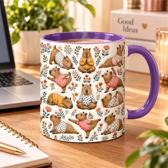 Capybara Accent Edge-to-Edge Mug CM26100841