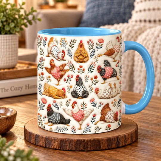 Chicken Accent Edge-to-Edge Mug CM26100845