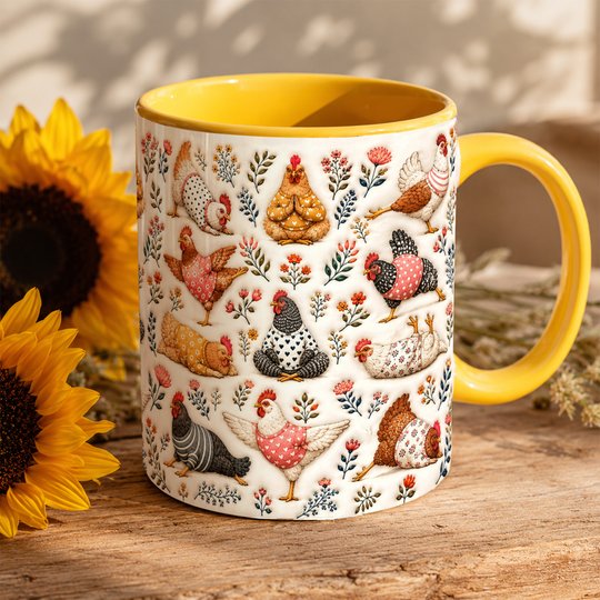 Chicken Accent Edge-to-Edge Mug CM26100845