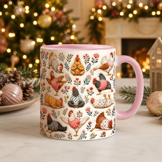 Chicken Accent Edge-to-Edge Mug CM26100845