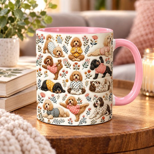 Cockapoo Accent Edge-to-Edge Mug CM26100848