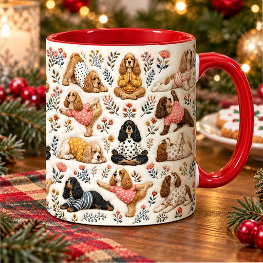 Cocker Spaniel Accent Edge-to-Edge Mug CM26100849