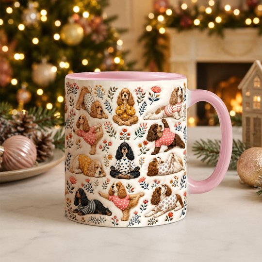 Cocker Spaniel Accent Edge-to-Edge Mug CM26100849