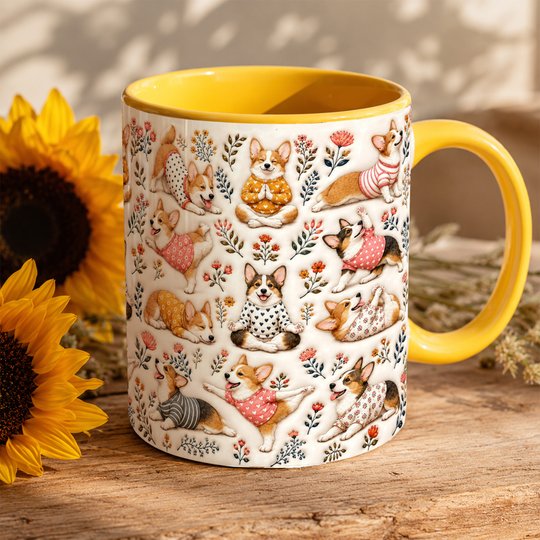 Corgi Accent Edge-to-Edge Mug CM26100850