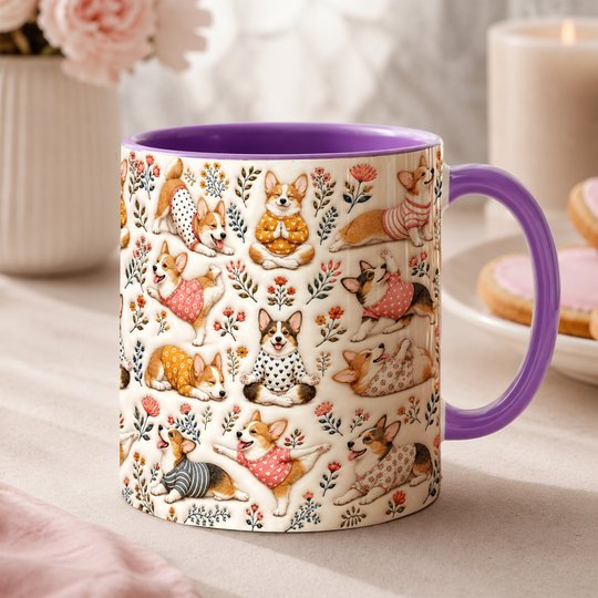 Corgi Accent Edge-to-Edge Mug CM26100850