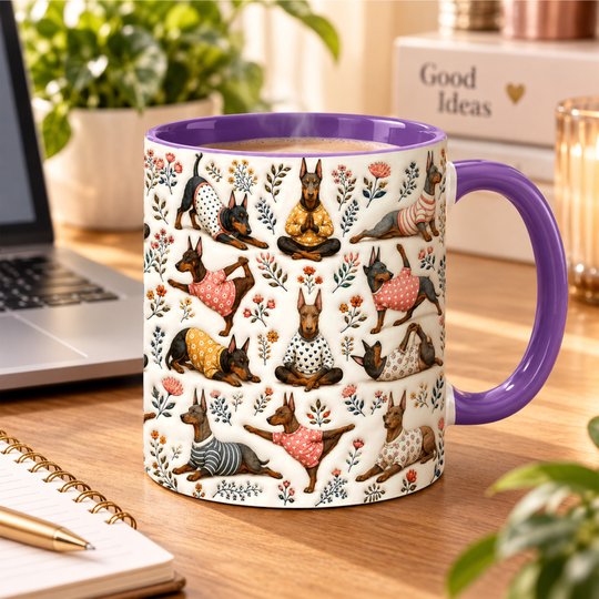 Doberman Accent Edge-to-Edge Mug CM26100852