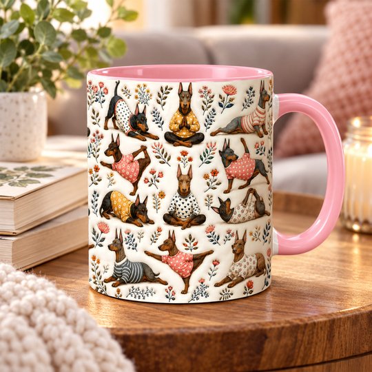 Doberman Accent Edge-to-Edge Mug CM26100852