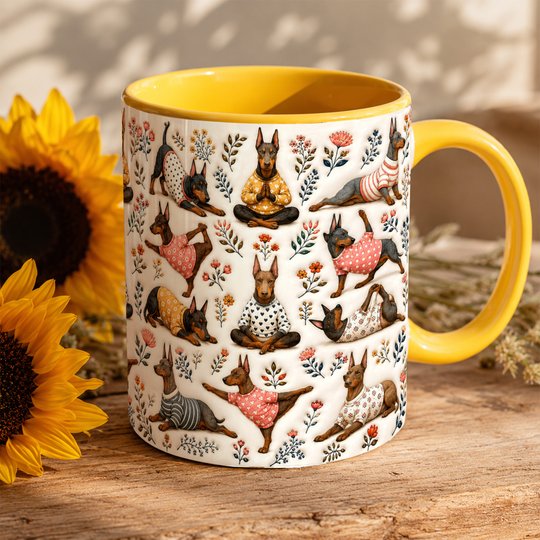 Doberman Accent Edge-to-Edge Mug CM26100852