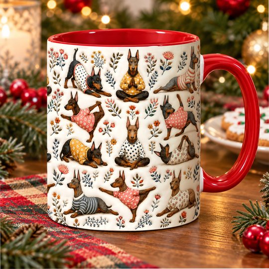 Doberman Accent Edge-to-Edge Mug CM26100852