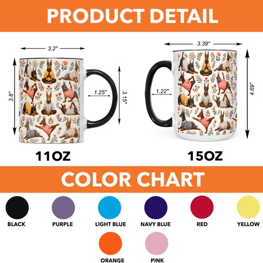 Doberman Accent Edge-to-Edge Mug CM26100852