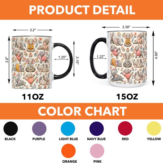 Elephant Accent Edge-to-Edge Mug CM26100855