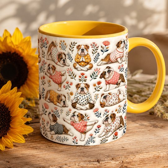 English Bulldog Accent Edge-to-Edge Mug CM26100856