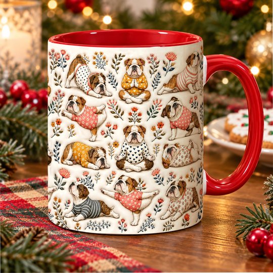 English Bulldog Accent Edge-to-Edge Mug CM26100856