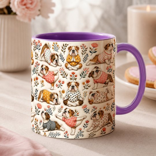 English Bulldog Accent Edge-to-Edge Mug CM26100856