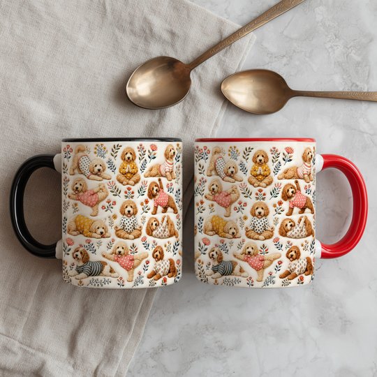 Goldendoodle Accent Edge-to-Edge Mug CM26100862