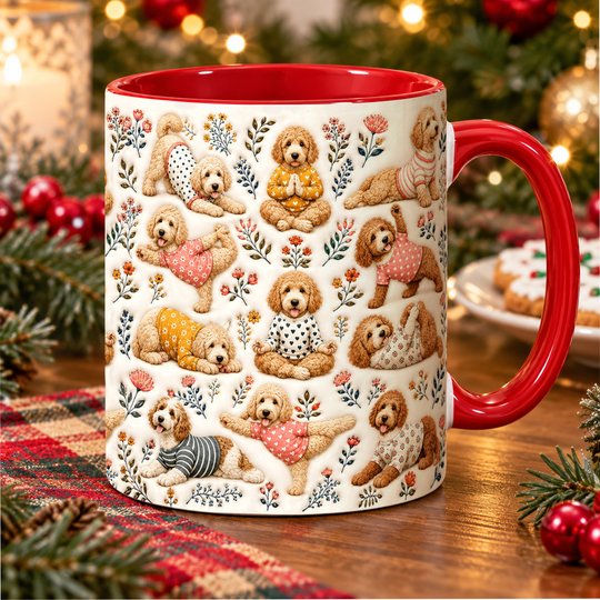 Goldendoodle Accent Edge-to-Edge Mug CM26100862