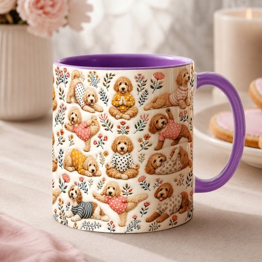 Goldendoodle Accent Edge-to-Edge Mug CM26100862