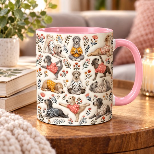 Irish Wolfhound Accent Edge-to-Edge Mug CM26100864