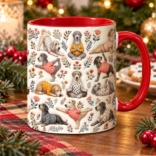Irish Wolfhound Accent Edge-to-Edge Mug CM26100864