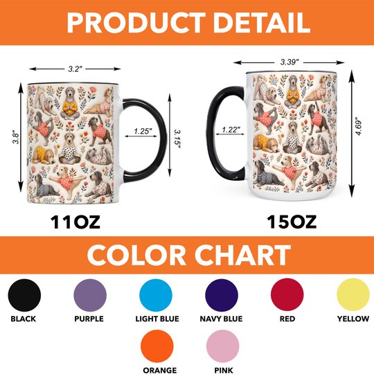 Irish Wolfhound Accent Edge-to-Edge Mug CM26100864