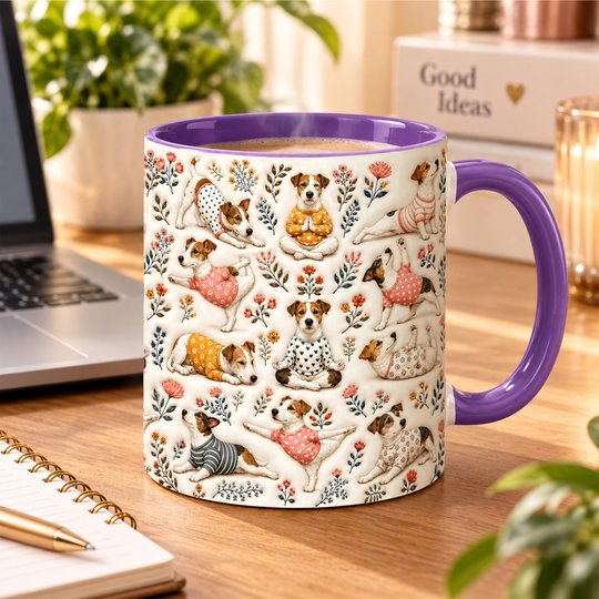 Jack Russell Terrier Accent Edge-to-Edge Mug CM26100866