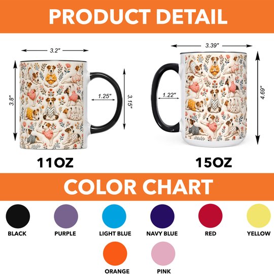 Jack Russell Terrier Accent Edge-to-Edge Mug CM26100866