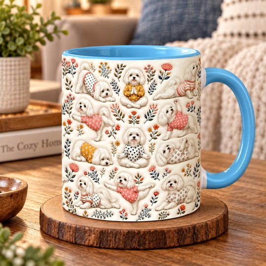 Maltese Accent Edge-to-Edge Mug CM26100868