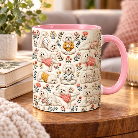Maltese Accent Edge-to-Edge Mug CM26100868
