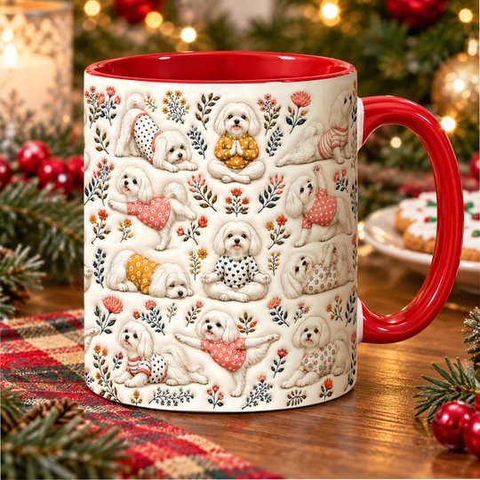 Maltese Accent Edge-to-Edge Mug CM26100868