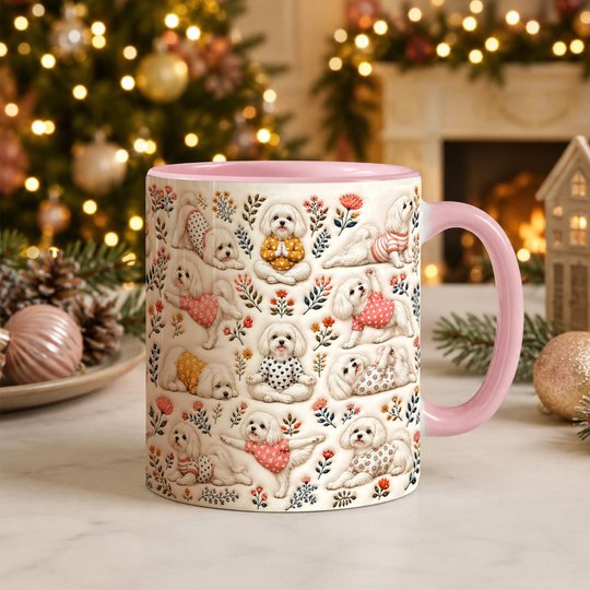 Maltese Accent Edge-to-Edge Mug CM26100868