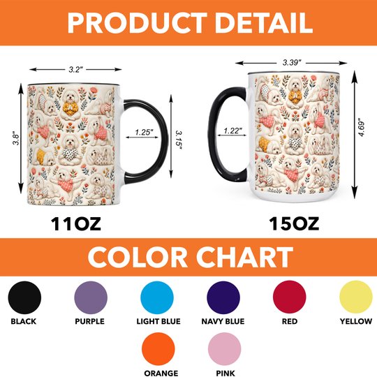 Maltese Accent Edge-to-Edge Mug CM26100868