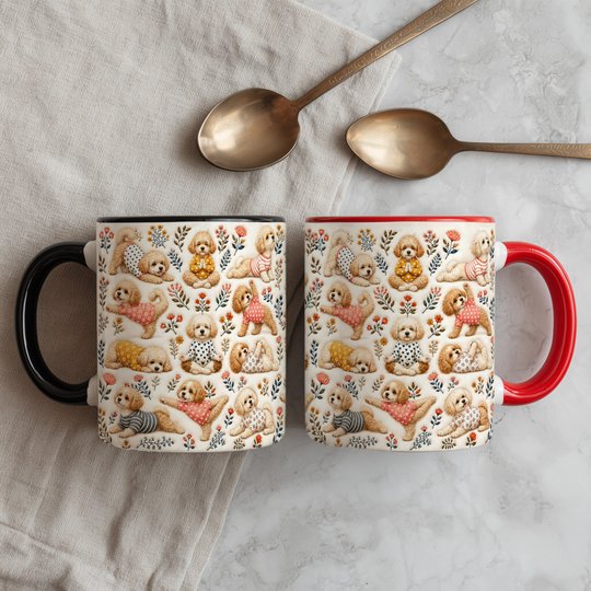 Maltipoo Accent Edge-to-Edge Mug CM26100869