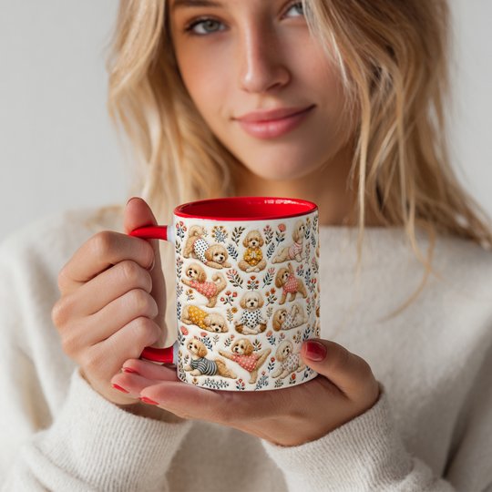 Maltipoo Accent Edge-to-Edge Mug CM26100869