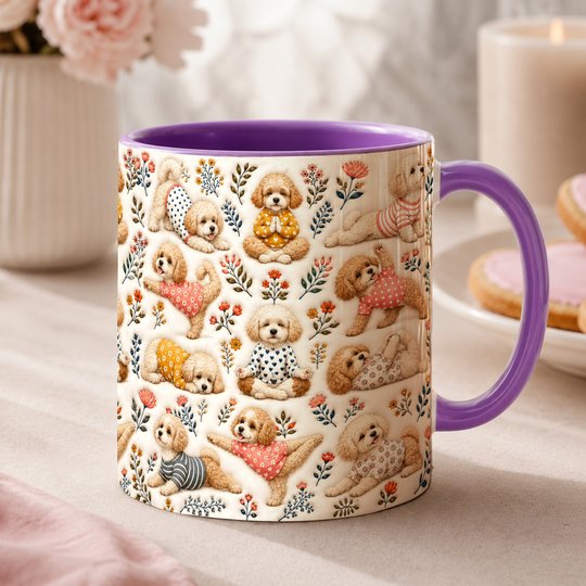 Maltipoo Accent Edge-to-Edge Mug CM26100869
