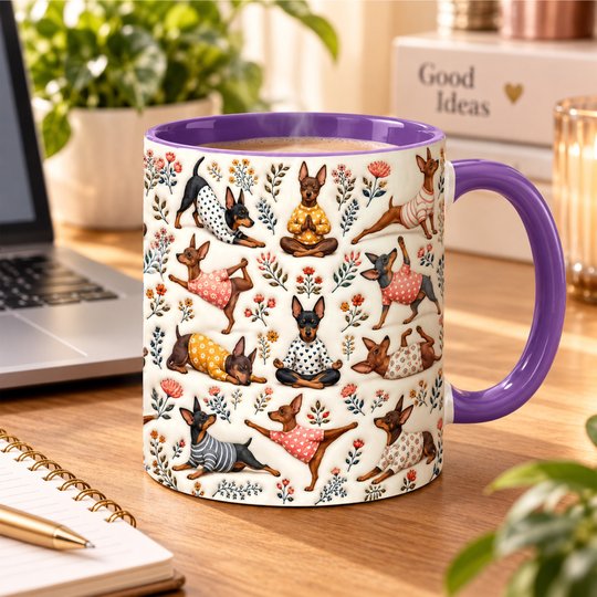 Miniature Pinscher Accent Edge-to-Edge Mug CM26100870