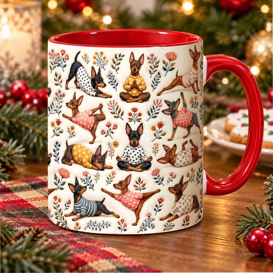 Miniature Pinscher Accent Edge-to-Edge Mug CM26100870