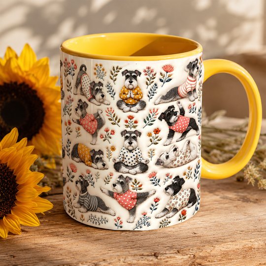 Miniature Schnauzer Accent Edge-to-Edge Mug CM26100871