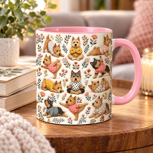 Norwich Terrier Accent Edge-to-Edge Mug CM26100873