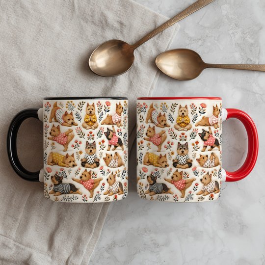 Norwich Terrier Accent Edge-to-Edge Mug CM26100873