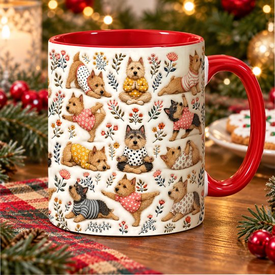 Norwich Terrier Accent Edge-to-Edge Mug CM26100873