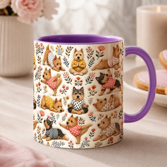 Norwich Terrier Accent Edge-to-Edge Mug CM26100873