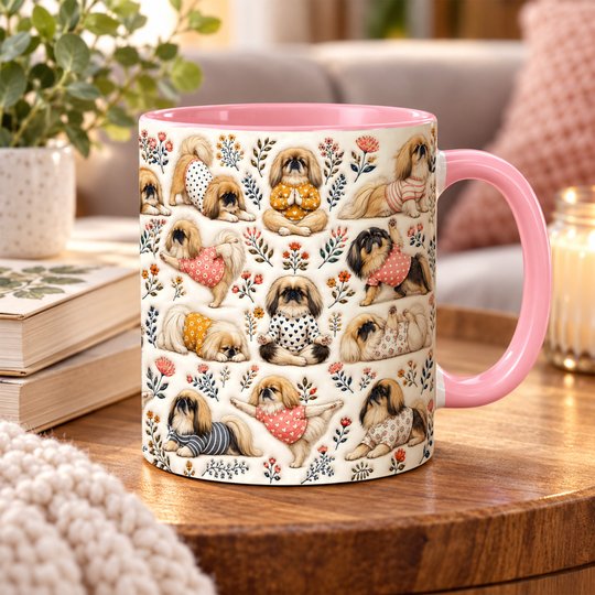 Pekingese Accent Edge-to-Edge Mug CM26100875