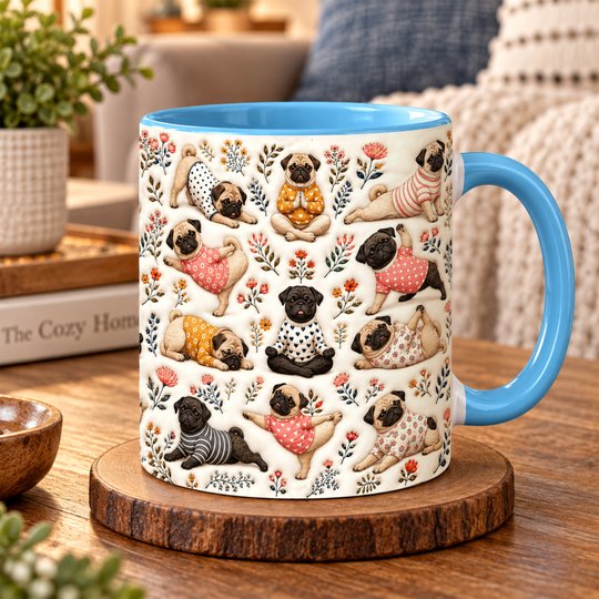 Pug Accent Edge-to-Edge Mug CM26100876