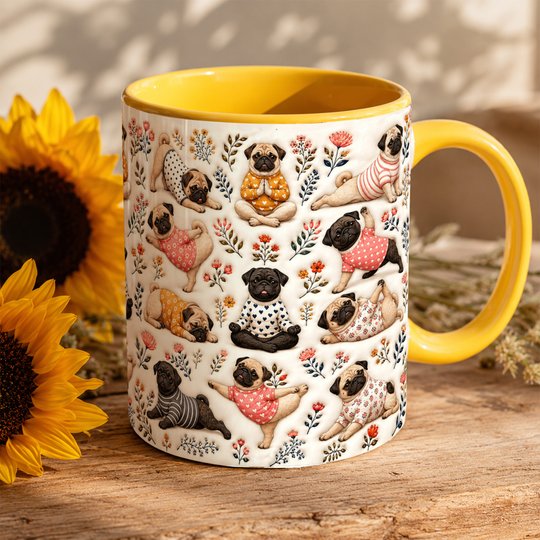 Pug Accent Edge-to-Edge Mug CM26100876