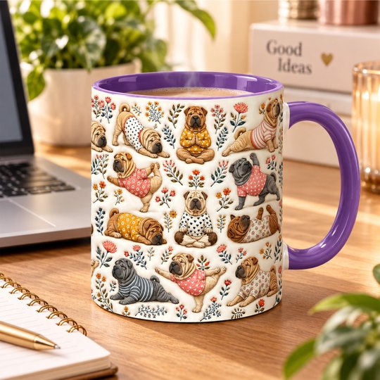 Shar Pei Accent Edge-to-Edge Mug CM26100880