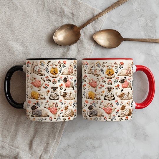Sheep Accent Edge-to-Edge Mug CM26100881
