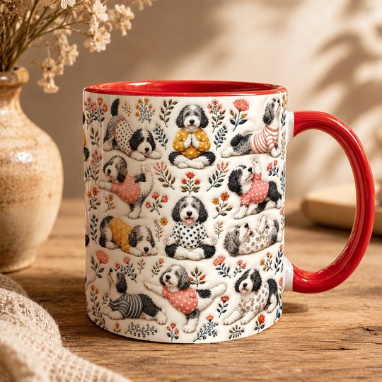 Sheepadoodle Accent Edge-to-Edge Mug CM26100882