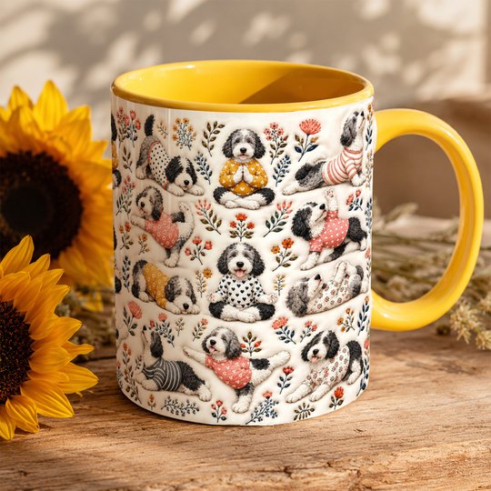 Sheepadoodle Accent Edge-to-Edge Mug CM26100882