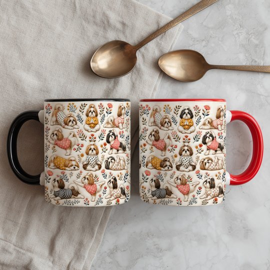 Shih Tzu Accent Edge-to-Edge Mug CM26100884